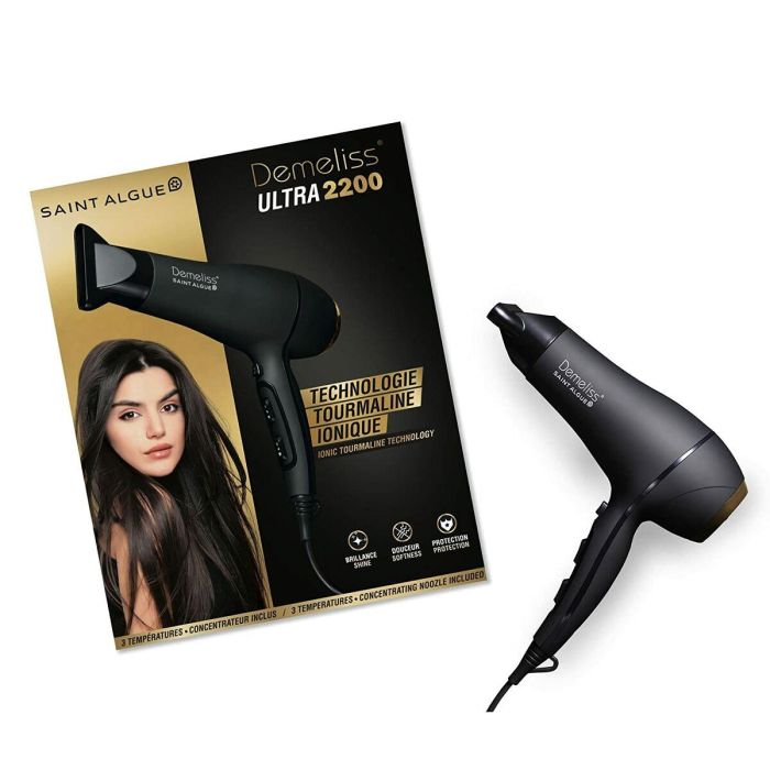 Secador de Pelo Saint-Algue 2200 W Negro 2 Secador de Pelo Saint-Algue 2200 W Negro 2