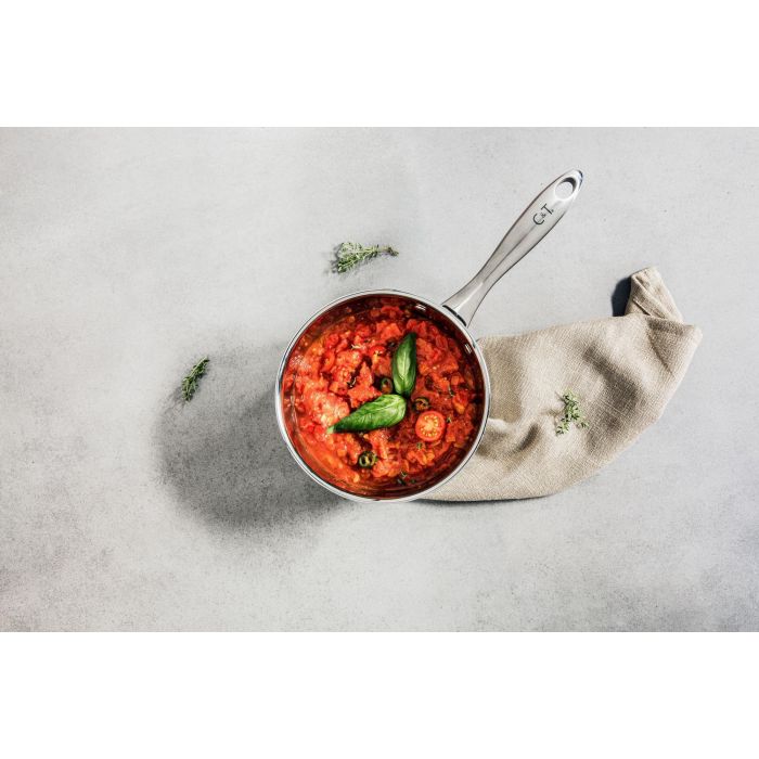 Cacerola - ACOGEDORA Y MODERNA - CLÁSICA - Acero inoxidable - Ø18 cm - 2,29 L - Apta para todo tipo de cocinas, incluida la de inducción 1 Cacerola - ACOGEDORA Y MODERNA - CLÁSICA - Acero inoxidable - Ø18 cm - 2,29 L - Apta para todo tipo de cocinas, incluida la de inducción 1