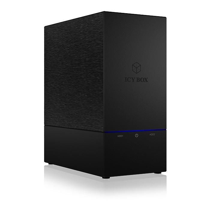 RAID-System. 2x SATA 3.5" zu 1x USB 3.0 RAID 0/1/LARGE/SINGLE ICY BOX 7