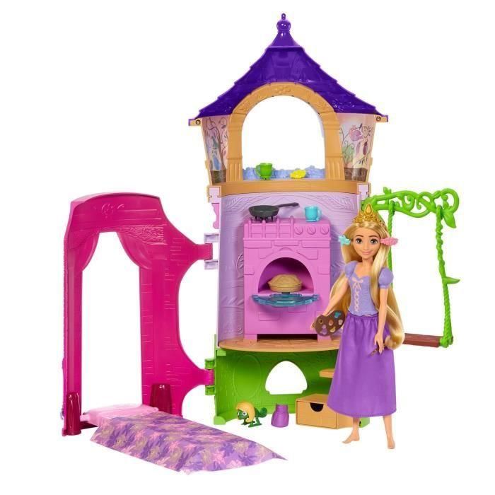 Torre De Rapunzel Con Muñeca Hlw30 Disney Princess