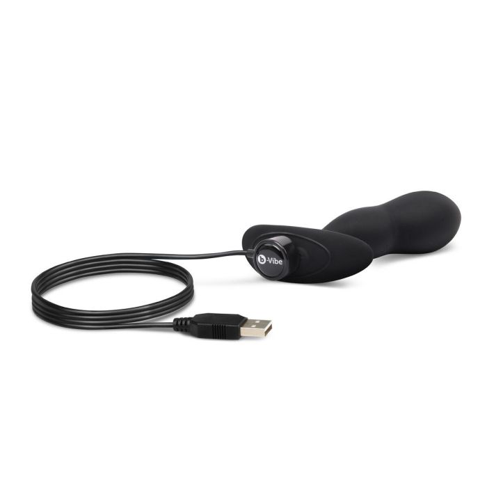 Plug anal con control remoto B-Vibe Negro 2