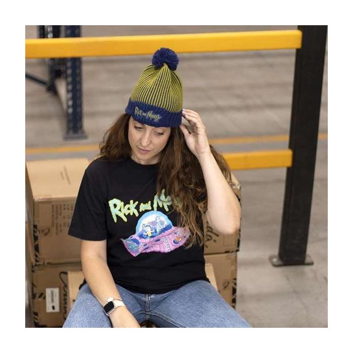 Gorro tricot pompom rick and morty 1 Gorro tricot pompom rick and morty 1