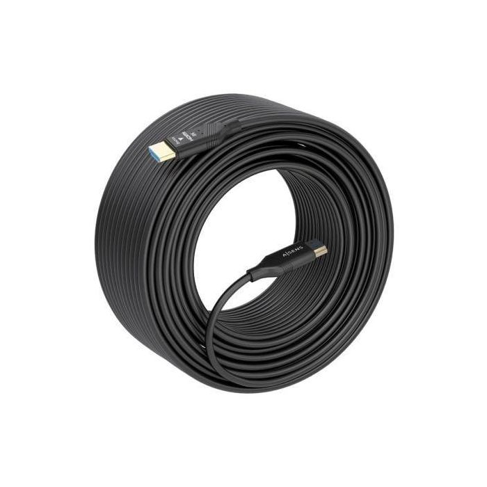 AISENS A153-0937 Cable HDMI 2.1 Fibra Óptica 30m Ultra Alta Velocidad 8K@60Hz 4K@120Hz 48Gbps Ethernet HDR eARC Negro 1 AISENS A153-0937 Cable HDMI 2.1 Fibra Óptica 30m Ultra Alta Velocidad 8K@60Hz 4K@120Hz 48Gbps Ethernet HDR eARC Negro 1