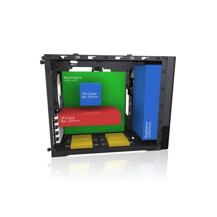 Fractal Design NODE 804 Cubo Negro 21 Fractal Design NODE 804 Cubo Negro 21