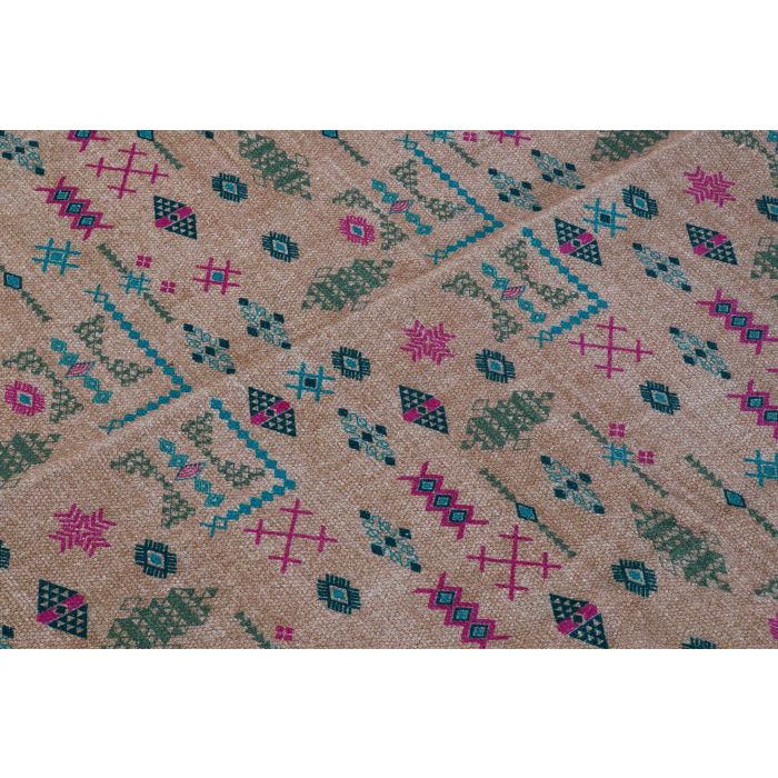 DKD Home Decor Alfombra Boho Blanca de Algodón Bordada con Diseño Ikat, Colección Quais, 230x160 cm (Grosor 0,4 cm, 715 gsm) (2 Unidades) 3 DKD Home Decor Alfombra Boho Blanca de Algodón Bordada con Diseño Ikat, Colección Quais, 230x160 cm (Grosor 0,4 cm, 715 gsm) (2 Unidades) 3