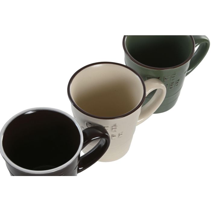 Taza Vintage DKD Home Decor Verde Marron 8 x 8.2 x 10 cm (12 Unidades) 2 Taza Vintage DKD Home Decor Verde Marron 8 x 8.2 x 10 cm (12 Unidades) 2