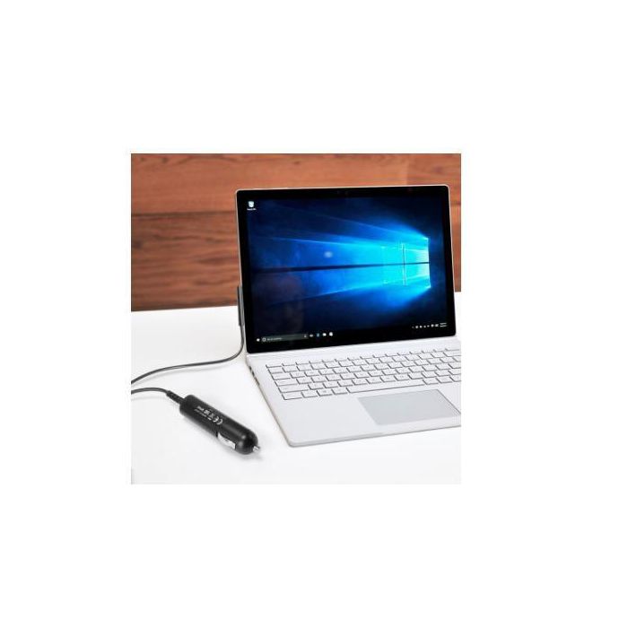 CoreParts Adaptador de Coche para MS Surface 60W 15V 4A Thin SP compatible con Surface Pro 9/8/X/7/6/5/4/3, Surface Laptop, Studio y Book 1