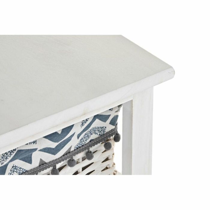 Cajonera DKD Home Decor Blanco Azul 29 x 59 x 40 cm 3 Cajonera DKD Home Decor Blanco Azul 29 x 59 x 40 cm 3