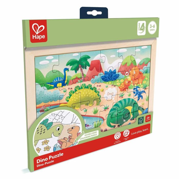Hape Puzle de Dinosaurios | Juego Educativo para Niños 3+ Años 0 Hape Puzle de Dinosaurios | Juego Educativo para Niños 3+ Años 0