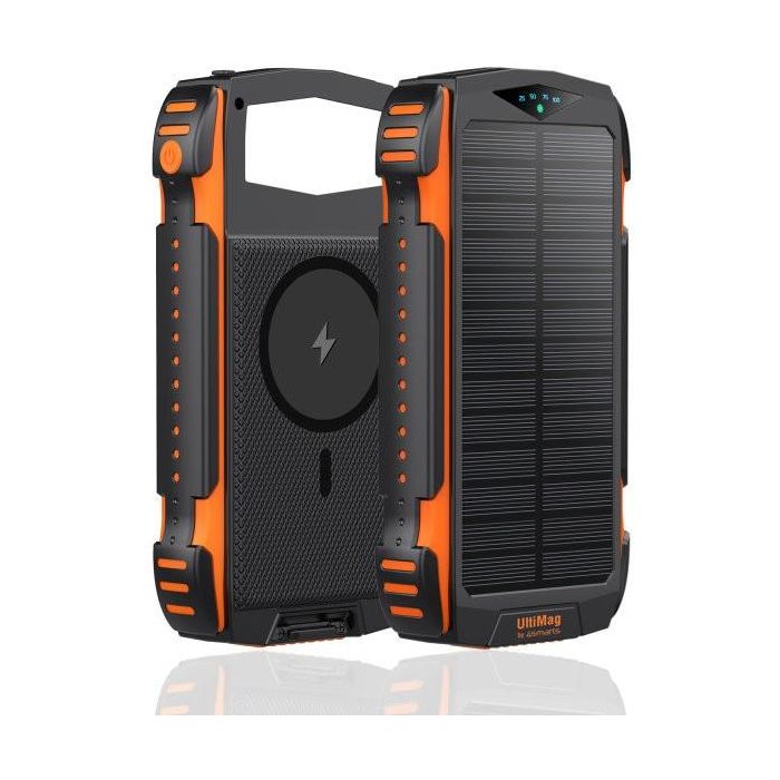 4smarts Powerbank Solar TitanPack UltiMag 20000mAh Negro