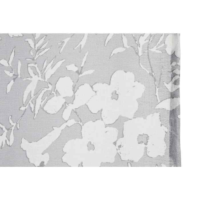 Cortina Romantico DKD Home Decor Gris 260 x 140 cm (2 Unidades) 5