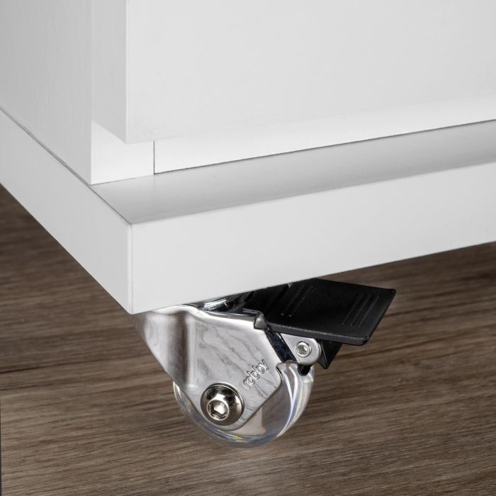 Emuca Lote de 4 ruedas Slip 3 transparentes con placa de montaje, diámetro 35mm, Acero y Plástico 1 Emuca Lote de 4 ruedas Slip 3 transparentes con placa de montaje, diámetro 35mm, Acero y Plástico 1