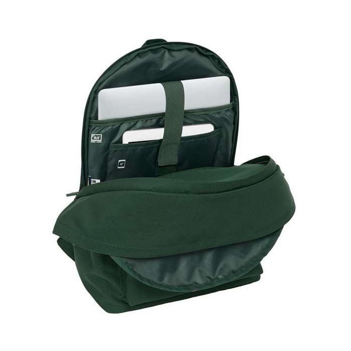 El Ganso Mochila Doble para Portátil 15,6" + USB Basics Green 31x44x18 cm 4 El Ganso Mochila Doble para Portátil 15,6" + USB Basics Green 31x44x18 cm 4
