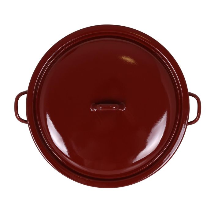 Cacerola Esmaltada con Tapa 32 cm - 10L Teja - La Estrella (4 Unidades) 3 Cacerola Esmaltada con Tapa 32 cm - 10L Teja - La Estrella (4 Unidades) 3