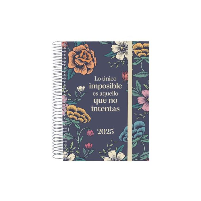 Finocam Agenda Anual Design Collection Espiral E10-155x212 mm 1Dp Imposible 2025