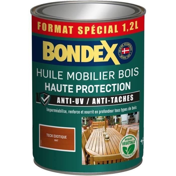 Aceite para muebles de teca - BONDEX - 441377 - Mate - 1,2 L Aceite para muebles de teca - BONDEX - 441377 - Mate - 1,2 L