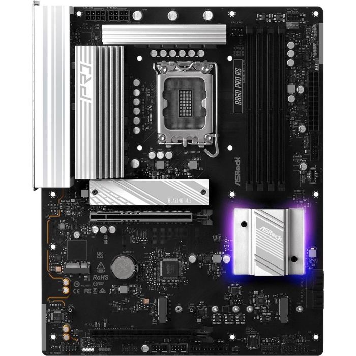 ASRock 90-MXBRM-A0UAYZ Placa Base B860 LGA 1851 ATX 4 DDR5 256GB 2.5G LAN HDMI DP SATA3 M.2 2