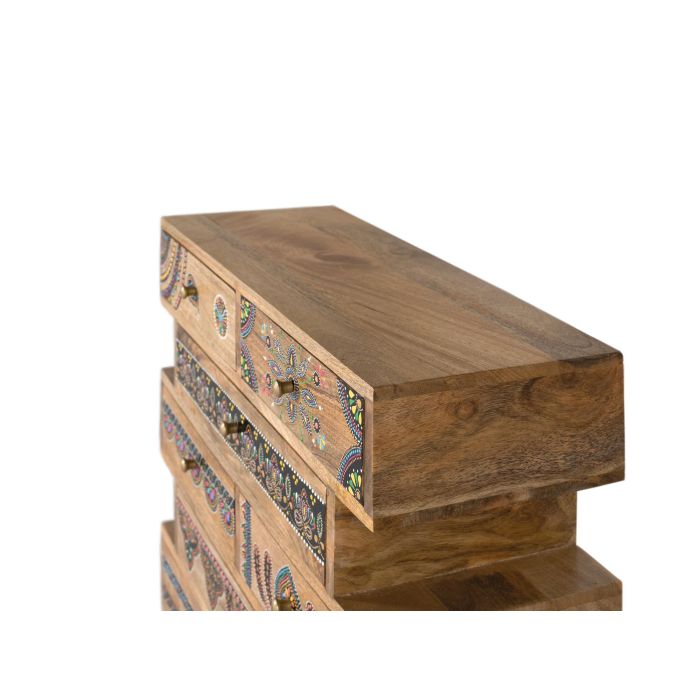 Giner y Colomer Cajonera Artesanal de Madera de Mango con 8 Cajones 2