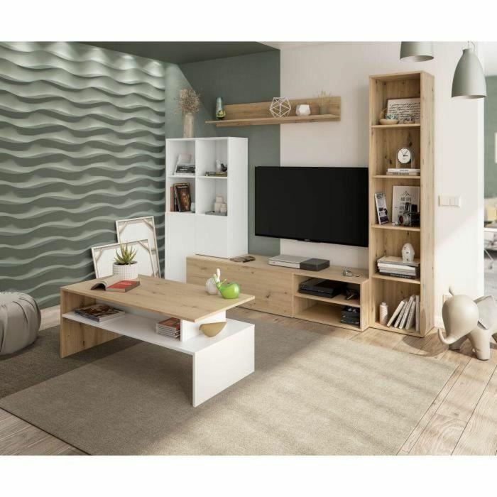 Mesa auxiliar WHITE & NODI 43 x 100 x 50 cm 3 Mesa auxiliar WHITE & NODI 43 x 100 x 50 cm 3