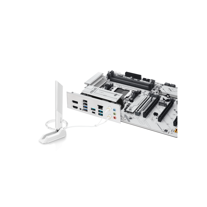 Asus 90MB1M10-M0EAY0 Placa Base MAX GAMING WiFi W AMD B850 Socket AM5 ATX DDR5 Wi-Fi 6E Bluetooth 5.3 2.5Gb Ethernet para PC 7