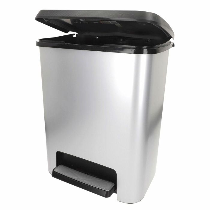 Cubo de basura Curver Gris Plástico 25 L (5 Unidades) 6 Cubo de basura Curver Gris Plástico 25 L (5 Unidades) 6