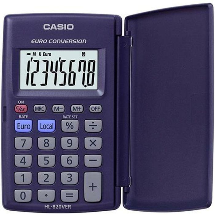 Calculadora Casio HL-820VER Violeta (10 Unidades) 1