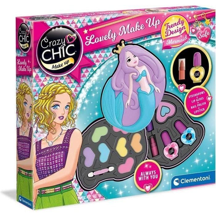 Clementoni - Crazy Chic - Paleta de Maquillaje Sirene Clementoni - Crazy Chic - Paleta de Maquillaje Sirene