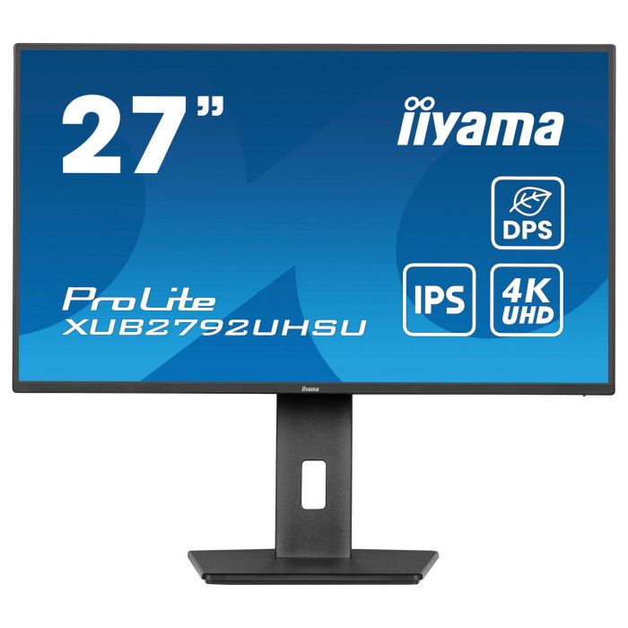 iiyama ProLite XUB2792UHSU-B6 Monitor 27" 4K UHD IPS 3840x2160 4ms GTG 60Hz DP HDMI USB-C Altura Pivot Negro 1 iiyama ProLite XUB2792UHSU-B6 Monitor 27" 4K UHD IPS 3840x2160 4ms GTG 60Hz DP HDMI USB-C Altura Pivot Negro 1