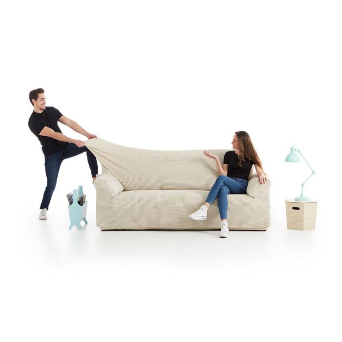 Funda bali marfil multi-elástica para sofa 3 plazas belmarti 3