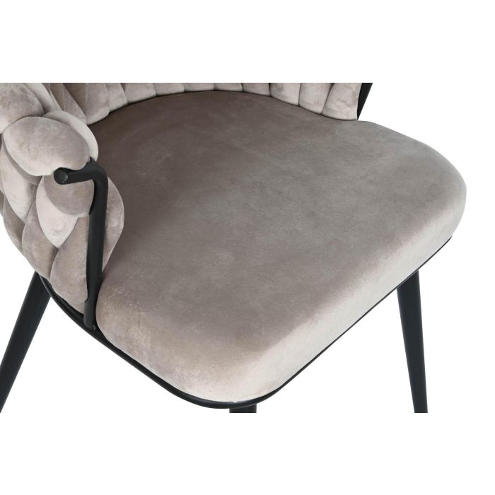 DKD Home Decor Silla Beige Negro 66 x 84 x 60 cm 1 DKD Home Decor Silla Beige Negro 66 x 84 x 60 cm 1