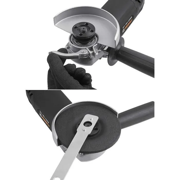 Meister Amoladora Angular 1100W, Disco Ø 125mm, Velocidad 12000 rpm, M14 3