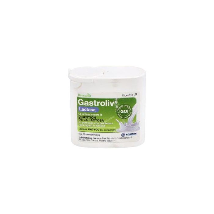 Bensania Gastroliv Lactasa 4500 30 Comp