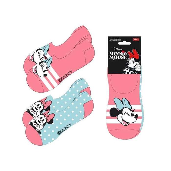 Cerdá Pack Calcetines Pinkies Minnie Sin Talla, Edad Mínima Recomendada: 3 Años 1 Cerdá Pack Calcetines Pinkies Minnie Sin Talla, Edad Mínima Recomendada: 3 Años 1