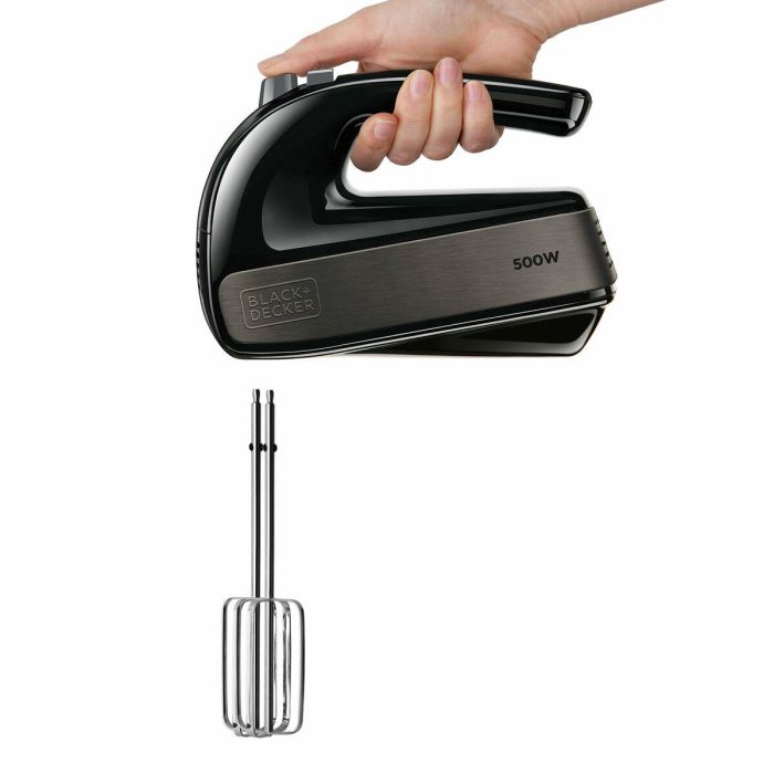Batidora-Amasadora Black & Decker BXMX500E 500 W 3 Batidora-Amasadora Black & Decker BXMX500E 500 W 3