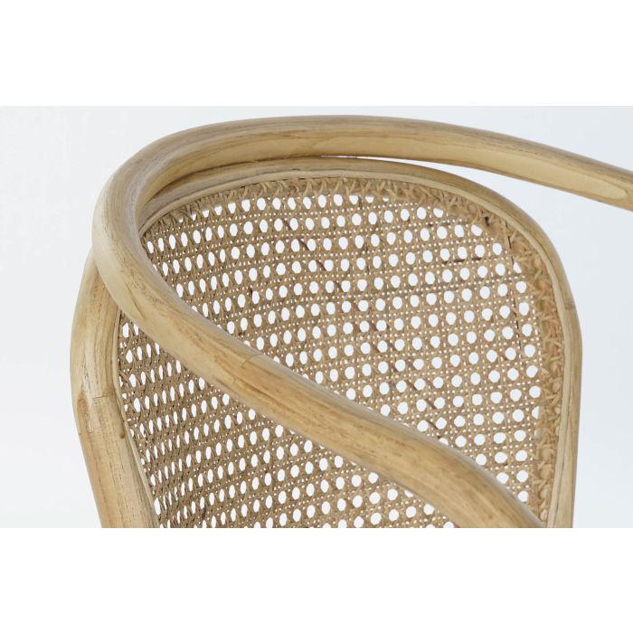 DKD Home Decor Silla Horeca Medallon fuyan 58x79.5x58 cm Olmo Ratan Natural 2