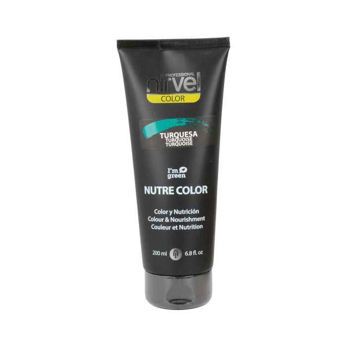 Nirvel Nutre Color Fluor Turquesa 200ml - Tinte Capilar Fluorescente Nirvel Nutre Color Fluor Turquesa 200ml - Tinte Capilar Fluorescente