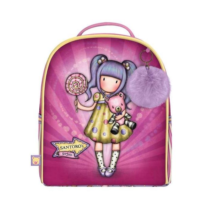 Mochila Escolar Gorjuss First prize Lila 20 x 22 x 10 cm Mochila Escolar Gorjuss First prize Lila 20 x 22 x 10 cm