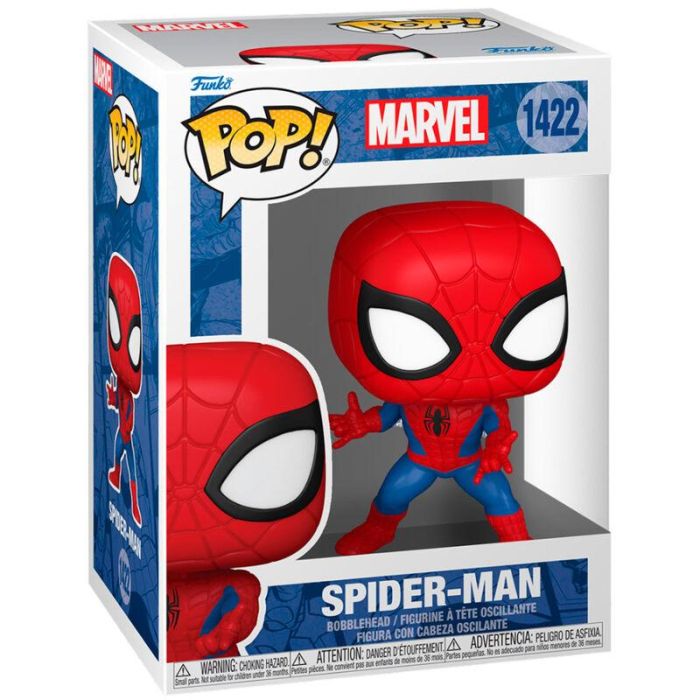 Funko 82500 Pop! Marvel Spider-Man Primera Aparición Funko Pop! Figura de Vinilo Coleccionable 9,4 cm