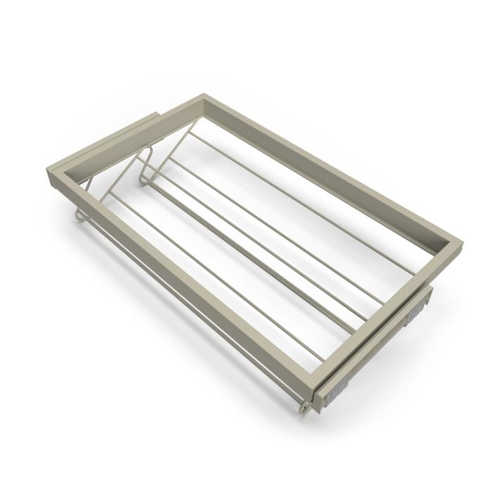 Emuca Kit de zapatero metálico y bastidor con guías cierre suave para armario, regulable, módulo 800mm, Gris piedra 0 Emuca Kit de zapatero metálico y bastidor con guías cierre suave para armario, regulable, módulo 800mm, Gris piedra 0