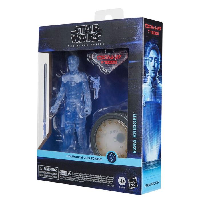 Hasbro Star Wars The Black Series Figura Ezra Bridger Holocomm Collection con Disco Holográfico 7 Hasbro Star Wars The Black Series Figura Ezra Bridger Holocomm Collection con Disco Holográfico 7