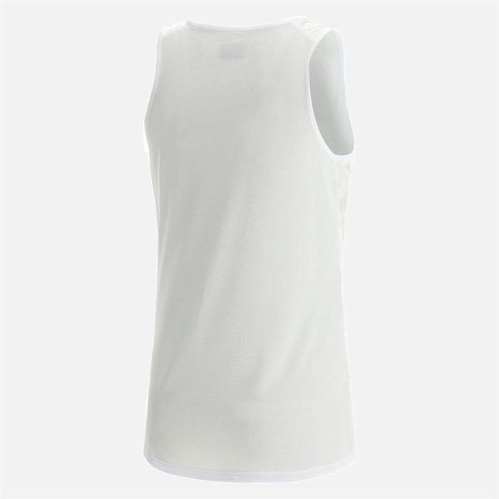 Camiseta para Mujer sin Mangas Macron Start Cb Blanco Pádel S 5