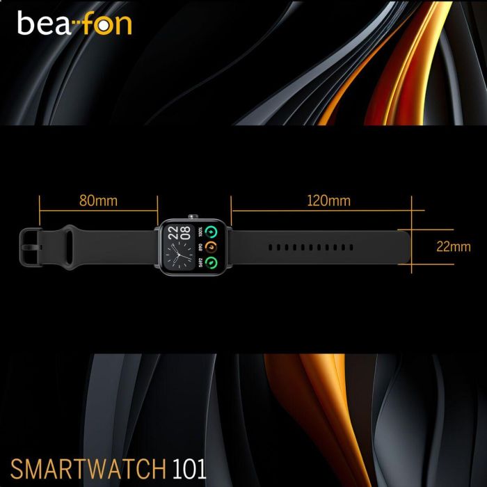 Smartwatch beafon WATCH 101 1,8" Negro Gris 1 Smartwatch beafon WATCH 101 1,8" Negro Gris 1