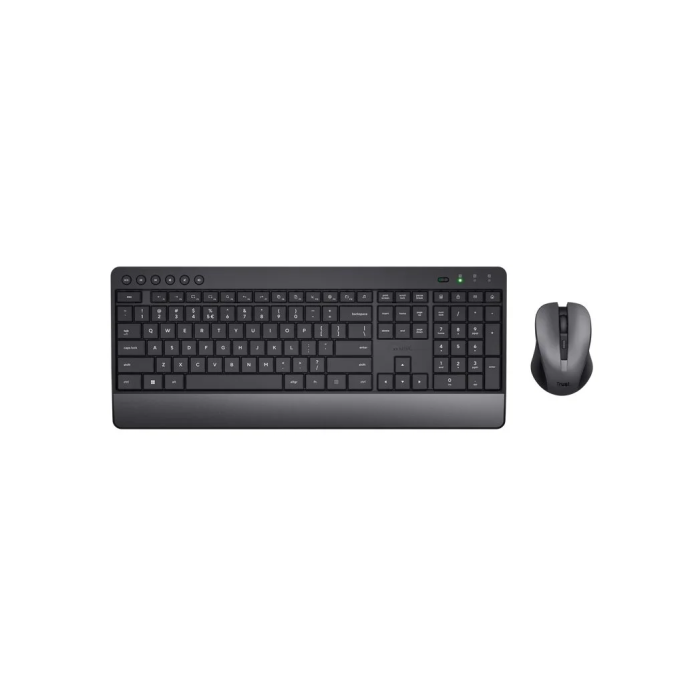 Trust Set Teclado y Ratón Inalámbrico Eco USB Micro Negro 5