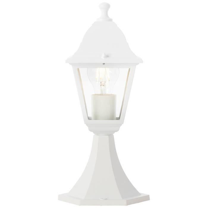 Borne Brilliant Nissie Blanc E27 - 60W 2 Borne Brilliant Nissie Blanc E27 - 60W 2