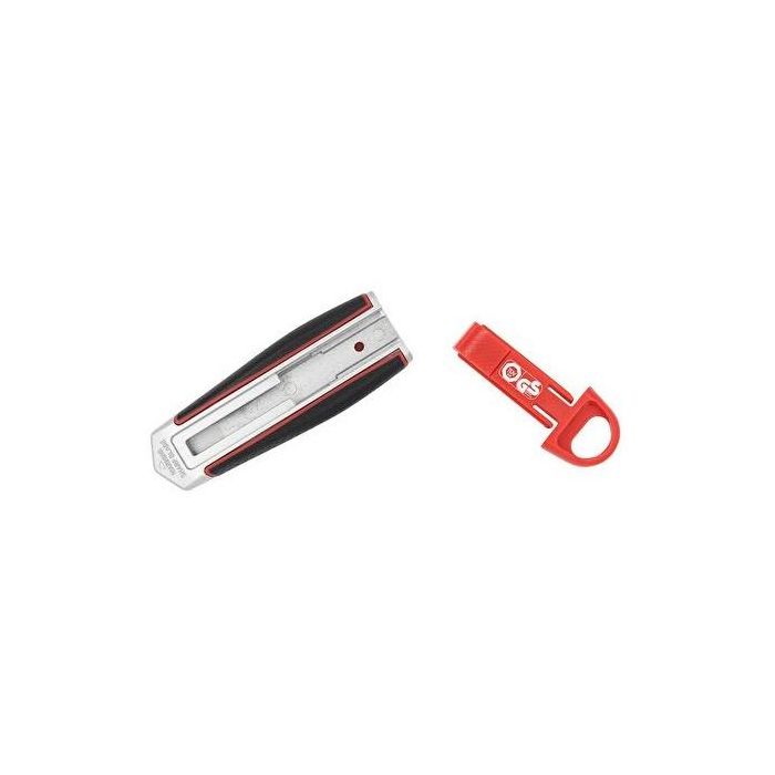 WEDO 78 830 Cutter de Seguridad con Cuchilla Larga 60 x 19mm Negro/Rojo 2 WEDO 78 830 Cutter de Seguridad con Cuchilla Larga 60 x 19mm Negro/Rojo 2