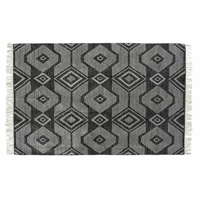 Alfombra Boho DKD Home Decor Negro Blanco 290 x 1 x 200 cm