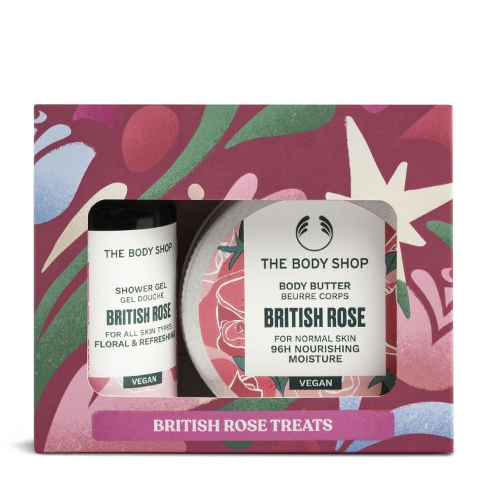 Gel de Ducha The Body Shop BRITISH ROSE 2 Piezas 6