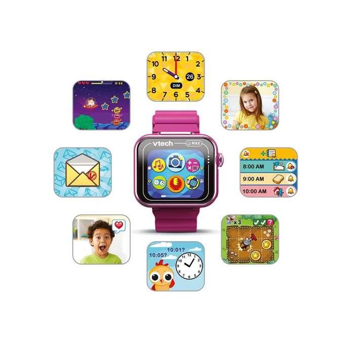 Vtech Kidizoom Smartwatch Max Reloj Interactivo Frambuesa Pantalla Táctil Fotos Selfies Videos Juegos Dimensiones 5,4x22,4x1,7 cm 9 Vtech Kidizoom Smartwatch Max Reloj Interactivo Frambuesa Pantalla Táctil Fotos Selfies Videos Juegos Dimensiones 5,4x22,4x1,7 cm 9