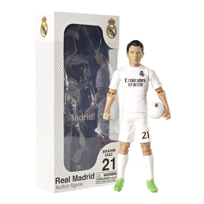 Banbo Toys Figura Brahim Diaz Real Madrid 20 Cm Réplica Coleccionable 83644