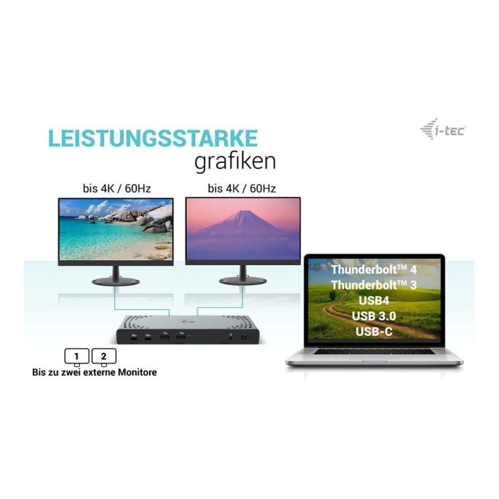 Dockstation i-Tec CADUA4KDOCKPDL2